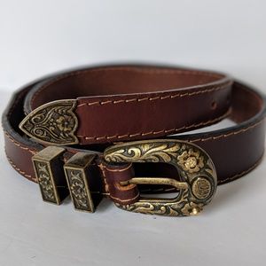 Durval Western Leather Belt
